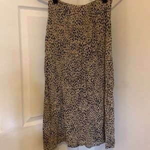 Brandy Melville leopard midi skirt